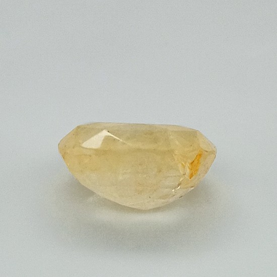 Yellow Sapphire (Pukhraj) 8.16 Ct Certified Yellow Sapphire (Pukhraj) 8.16 Ct Certified